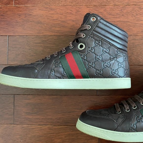 Brown Gucci High Top - Picture 2 of 3